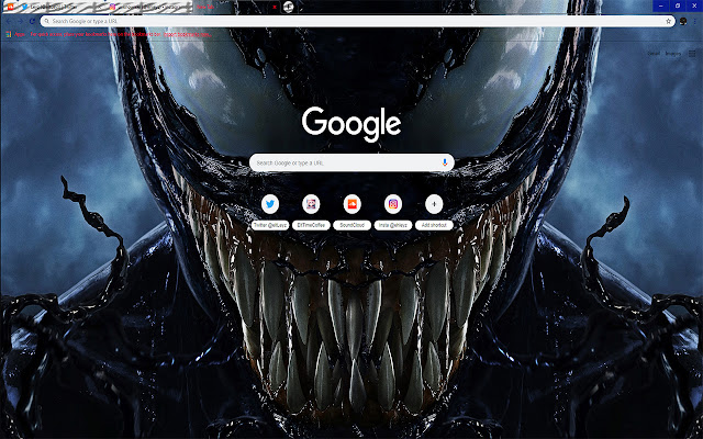 IM COMING FOR YOU } VENOM MOVIE (symbiote)  from Chrome web store to be run with OffiDocs Chromium online